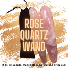 Load image into Gallery viewer, Chakra Opening | Natural Rose Quartz Crystal Healing Massage Wand