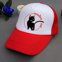 Load image into Gallery viewer, *PRE-ORDER* VOODOO CAT MESH TRUCKER CAP | MULTIPLE COLORS
